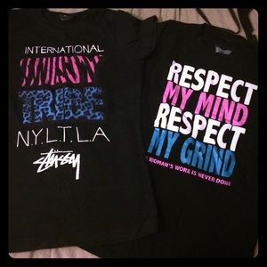 🔴BUNDLE🔴 Street wear printed Stussy shirt.