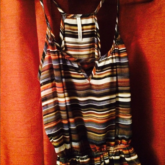 stripped spaghetti top