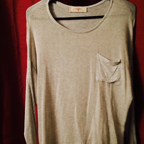 light grey long sleeves