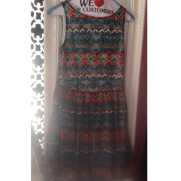 Colorful Aztec Dress 👗