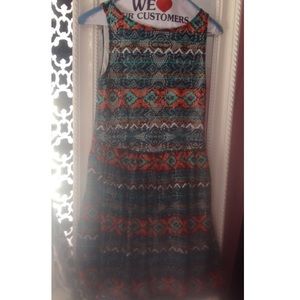 Colorful Aztec Dress 👗