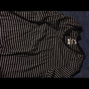 Black & White stripped v-neck