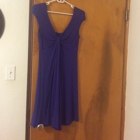 Purple cotton dress. Express