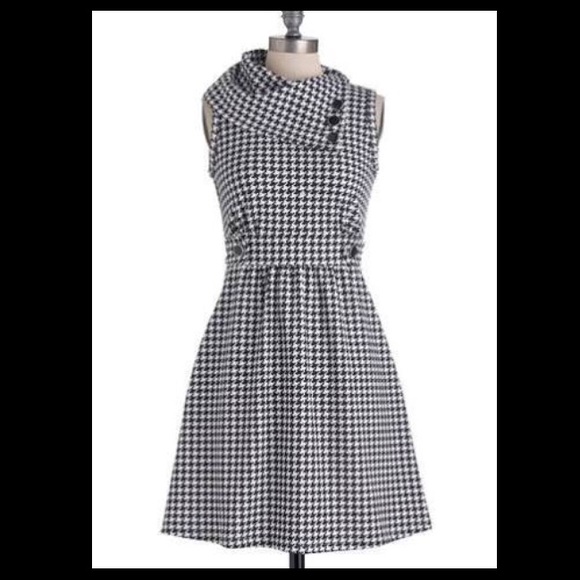 Monteau houndstooth dress
