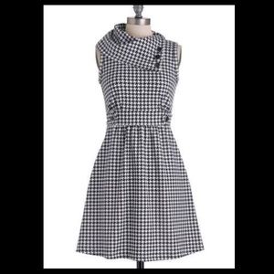 Monteau houndstooth dress