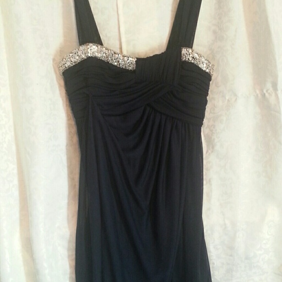 Navy blue formal dress - Picture 1 of 4