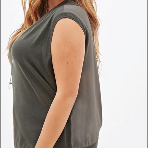 🚫SOLD🚫Forever 21 plus sheer sexy top XL - Picture 3 of 4