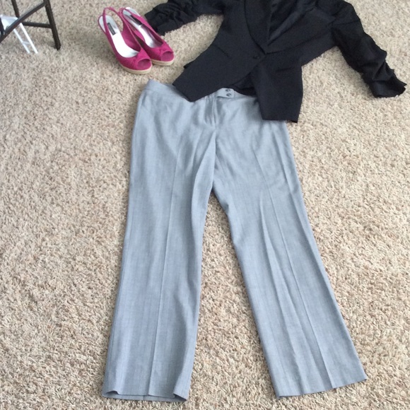 Ann Taylor Pants - Pink and Black Pinstripe Summer Dress pant