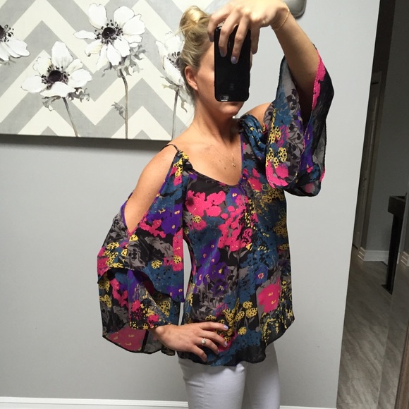 Parker Tops - Parker peekaboo top shoulder cut outs