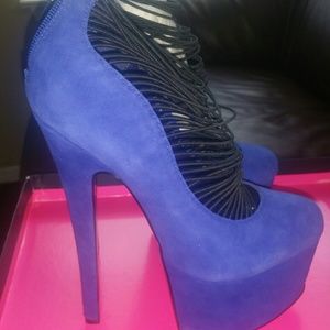 London Trash Platform Heels