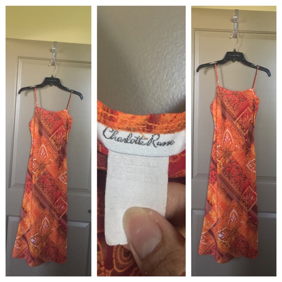 Cute orange dress