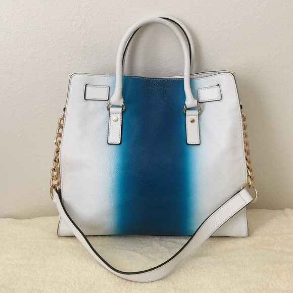 *SOLD* Authentic MK Hamilton Spray Blue&White - Picture 3 of 4