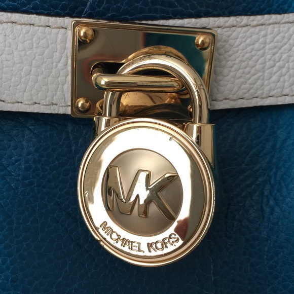 *SOLD* Authentic MK Hamilton Spray Blue&White - Picture 4 of 4