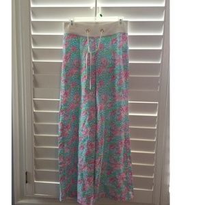 EUC Lilly Pulitzer lobstah roll beach pants xs