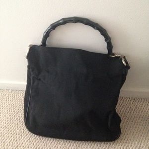 Handbag w horn texture handle