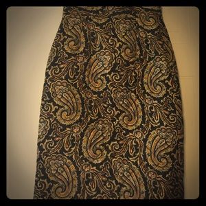 NWT Top Shop georg paisley pencil skirt! Reposh2sm