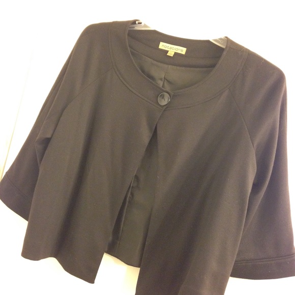 Black Short Cape Jacket😎