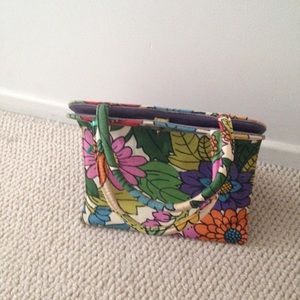 Vintage floral handbag