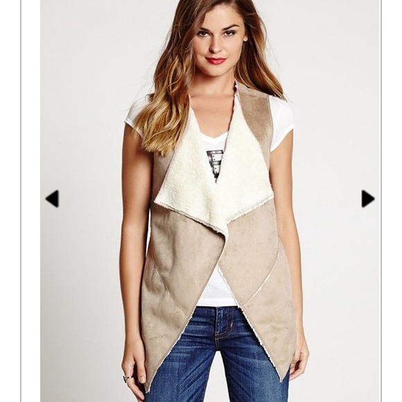 Guess fur vest