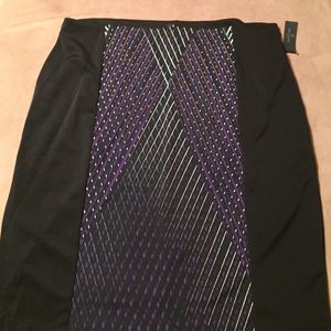 New Worthington Woman 3X Skirt: Black