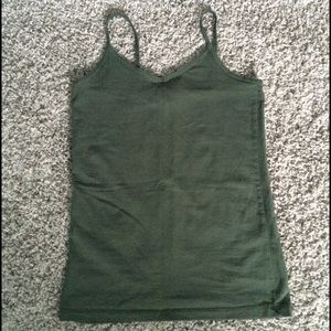army green tank top