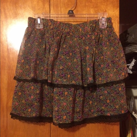 Delia's floral print skirt