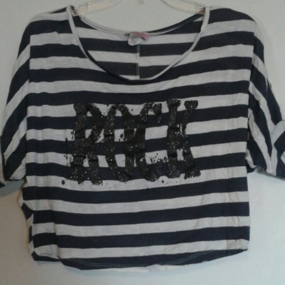 Striped ROCK shirt!!