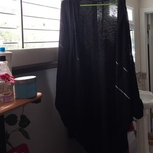 brandy black cardigan