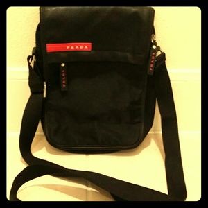 PRADA unisex nylon crossbody