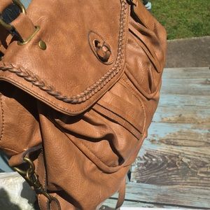 Jessica Simpson brown leather purse