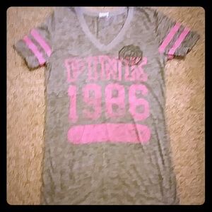 Pink by victoria's secret tee