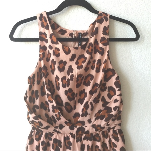 Walter Baker Dresses & Skirts - Walter baker leopard print dress blush brown XS