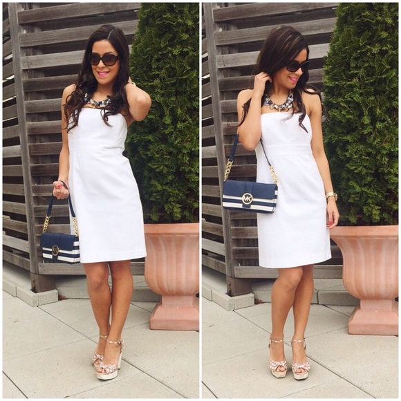 Vineyard Vines Dresses & Skirts - Vineyard Vines White Strapless Dress