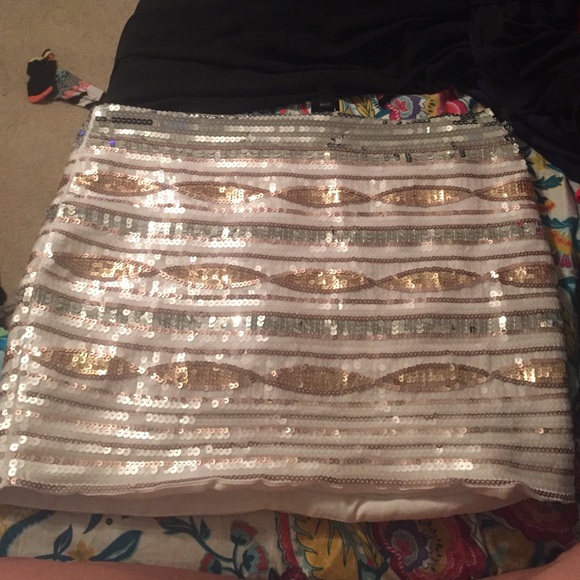 Sequin skirt