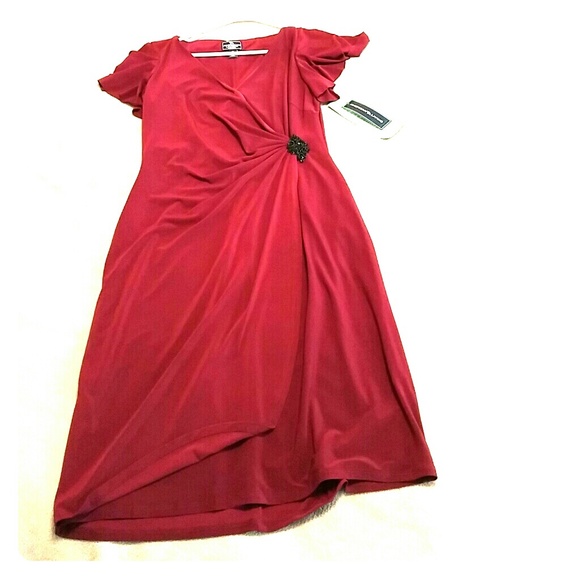 American Living cranberry dress