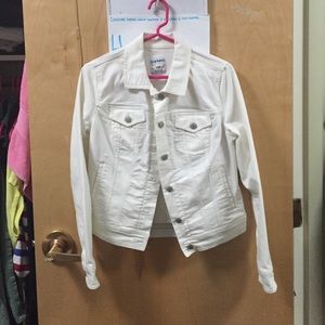White Old Navy Jean Jacket
