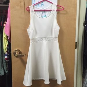 White forever 21 lace dress