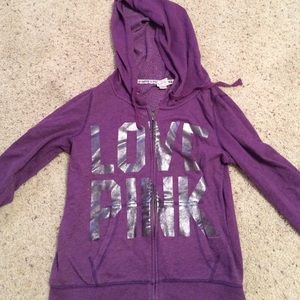 VS Pink purple zip up