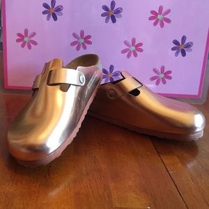 Bronze Metallic Birkenstocks