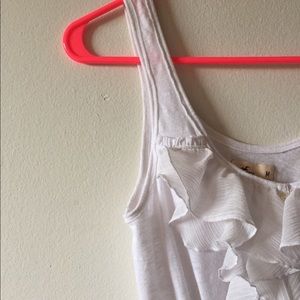 Hollister Peplum Ruffle Tank