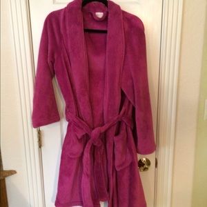 Pink Fleece Robe