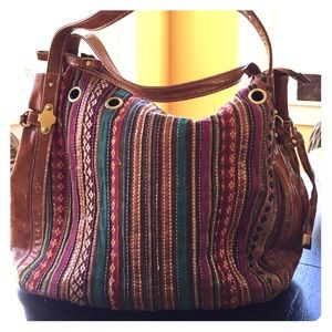 Boho chic tote