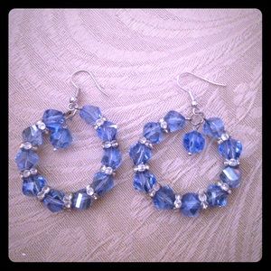 Blue earrings