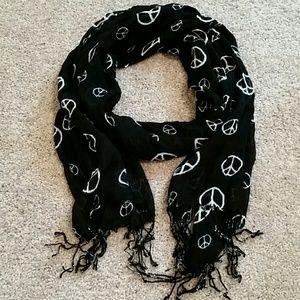 Peace Sign Scarf