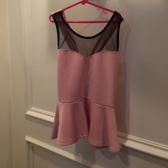 Pink Fitted Tank WORN ONCE