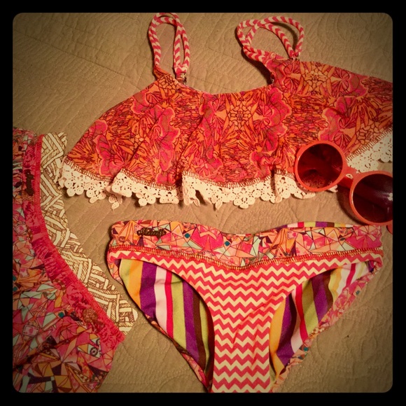 Little Girls MAAJI swimwear,coverup,glasses