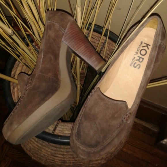 Michael Kors Platform Heels *Chocolate* NWOB - Picture 2 of 4