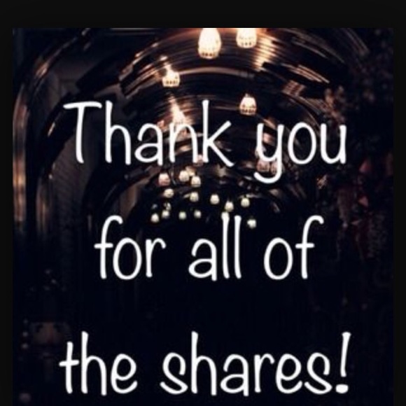 Thanks for all the shares!!!!