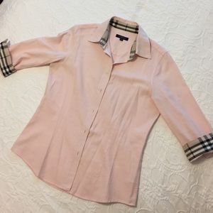 Authentic Burberry women's button down- NO TRADES