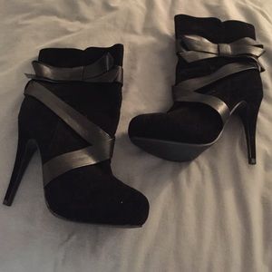 Black ankle boots